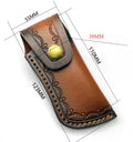 Estojo de Couro para Canivete Dobrável – Proteção e Estilo para Uso Outdoor