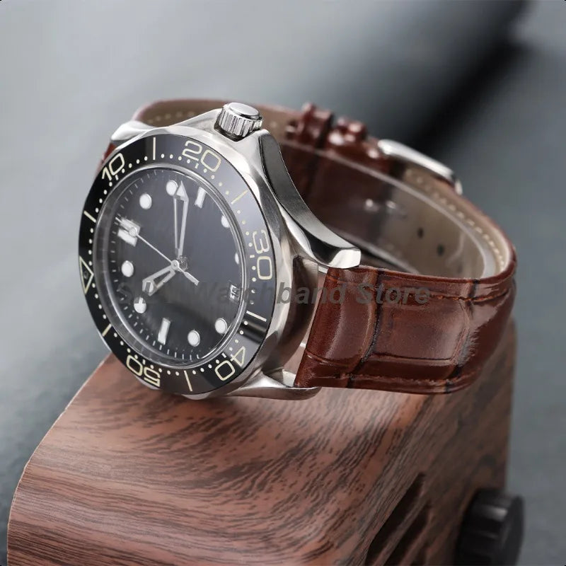 Pulseira para Relógio em Couro Bovino – Design Clássico, Vários Tamanhos (12mm–22mm)